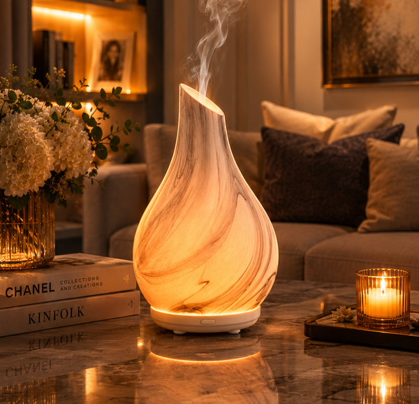 Ayan GL01 Aroma Diffuser & Humidifier with Colour Changing Night Light. 5 Hours.