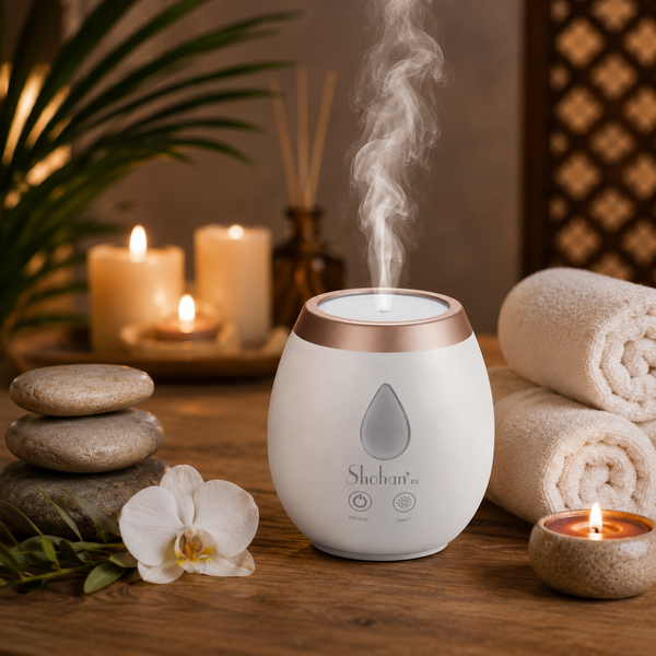 Shohan KV Aroma Diffuser & Humidifier with Colour Changing Light. 5 Hours.