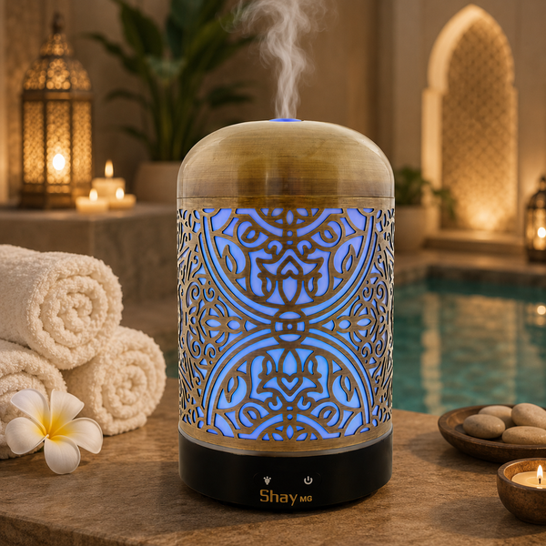 Shay MG04 Aroma Diffuser & Humidifier with Colour Changing Lamp. 7 hours