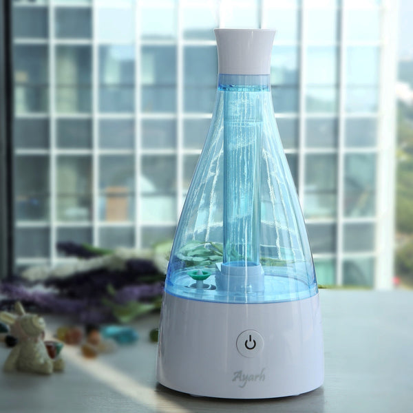 Ayarh Humidifier with Night LED Lamp. 6 Hours. - Diffuser Humidifier